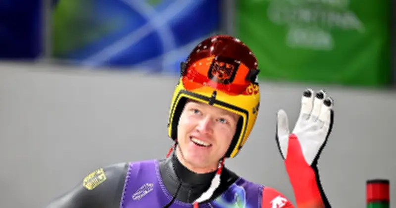 Max Langenhan trotzt steifem Hals und rast zu Rodel-Gold bei Olympia 2026