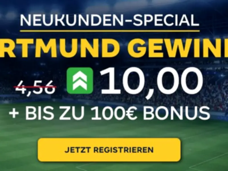 Merkur Bets Quotenboost: 10er Quote für BVB-Sieg gegen Bayern am 28.02.