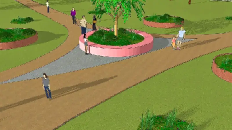 Merseburgs Rosengarten wird umgestaltet: Mehr Rasenflächen, weniger Rosenbeete