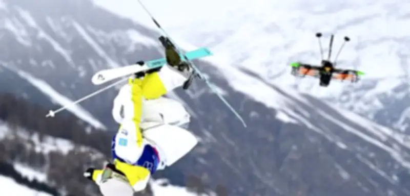 Minidrohnen bei Olympia: So entstehen die spektakulären Bilder aus Athletenperspektive