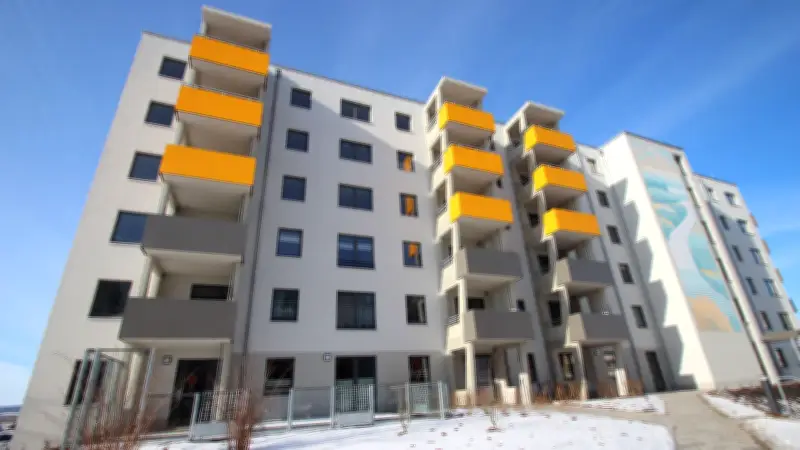 Modernes Wohnhaus „Weitblick“ in Malchin: Millionen-Investition, aber viele Wohnungen leer