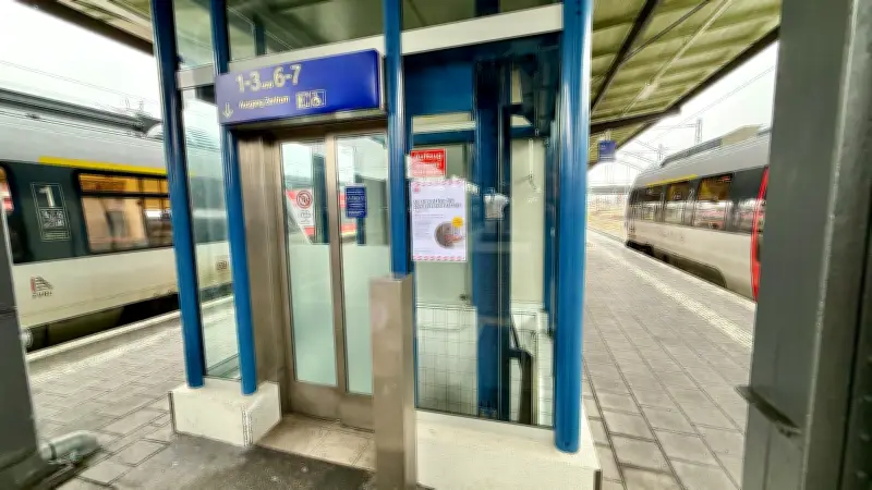 Monatelange Bauarbeiten: Deutsche Bahn erneuert Fahrstühle am Dessauer Hauptbahnhof