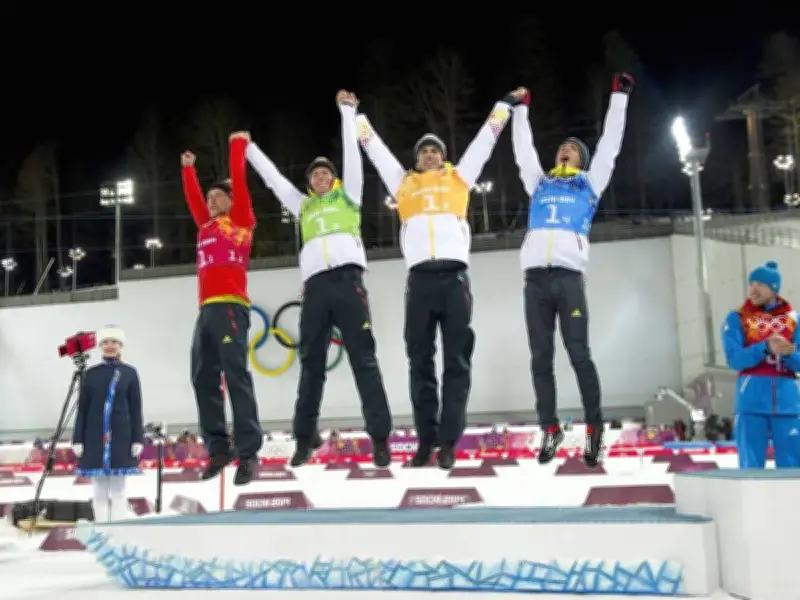 Nachträgliche Gold-Ehrung: Deutsche Biathlon-Staffel erhält Olympia-Medaillen für Sotschi 2014