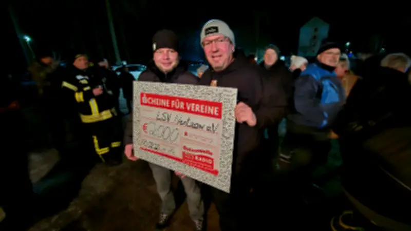 Neetzower Radballer erhalten 2.000 Euro durch erfolgreiche Spendenaktion