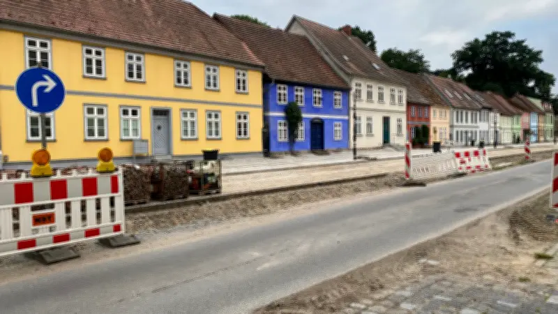 Neubrandenburg: Große Wollweberstraße bleibt bis Herbst 2026 voll gesperrt