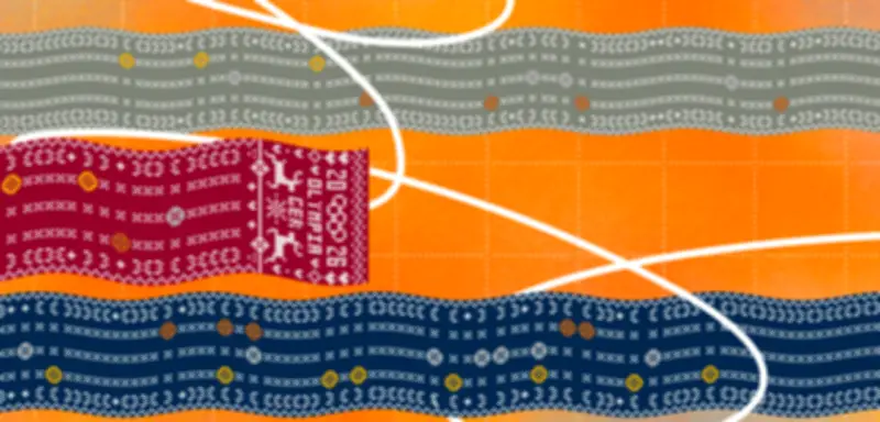 Olympia 2026: Medaillenspiegel als flauschiger Fanschal zum Selberstricken