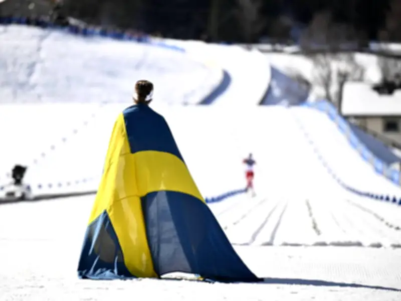Olympia 2026: Schwedische Langläuferin Ebba Andersson marschiert allein als Fahnenträgerin