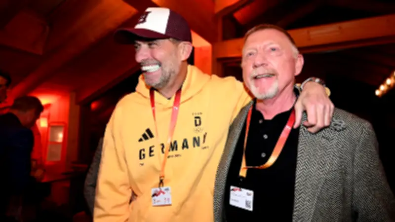 Olympia-Überraschung: Klopp und Becker feiern gemeinsam im Deutschen Haus