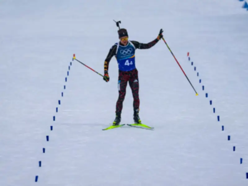 Olympia-Biathlon: Philipp Horn verpasst Bronze im Massenstart hauchdünn