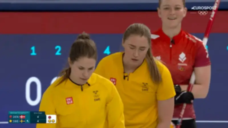 Olympia-Curling: Dänische Provokation löst Wut bei schwedischer Spielerin aus