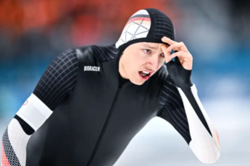 Olympia-Debüt enttäuschend: Eisschnellläufer Sonnekalb verpasst Medaille deutlich