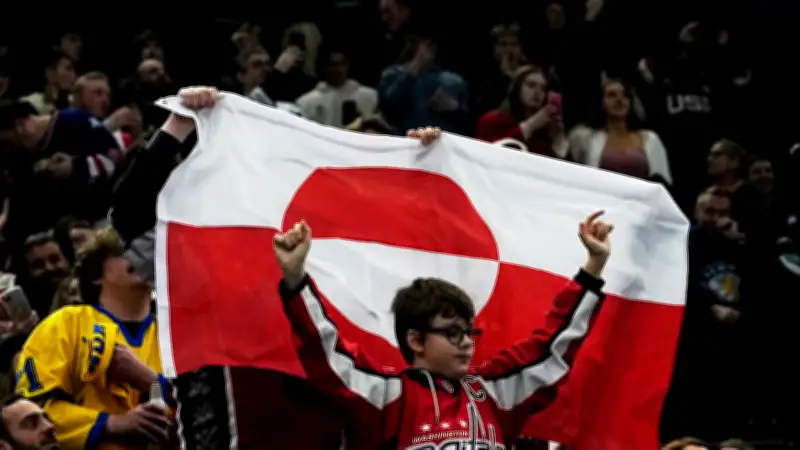 Olympia-Eklat: Fans zeigen Grönland-Flagge bei USA-Spiel - Trump-Kritik im Fokus