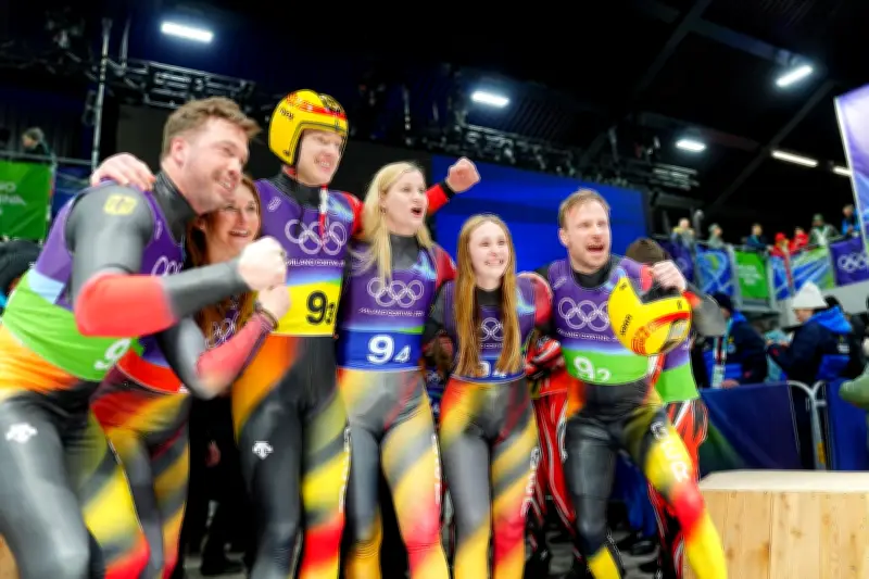 Olympia-Gold für deutsche Rennrodler: Voigt gratuliert Teamstaffel und spendet Trost