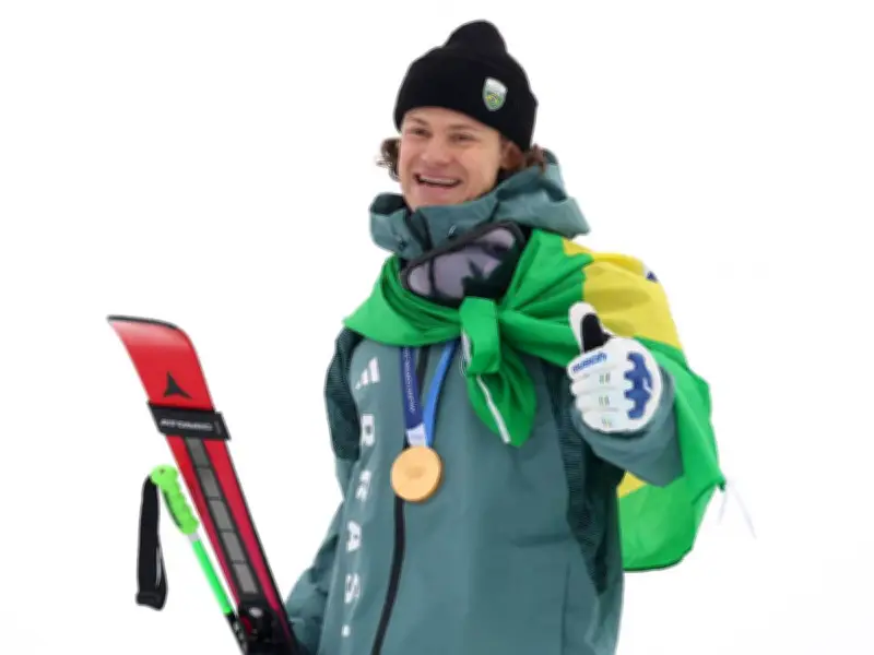 Olympia-Gold im Riesenslalom: Ronaldinho gratuliert Brasilien-Star Braathen