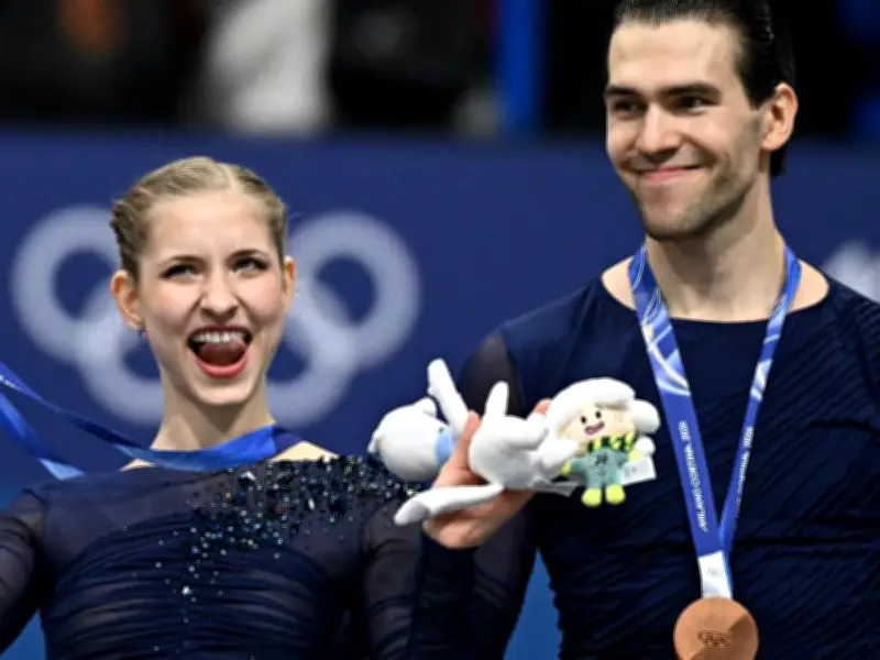 Olympia-Pech: Hase/Volodin vermissen Maskottchen nach Bronzemedaille