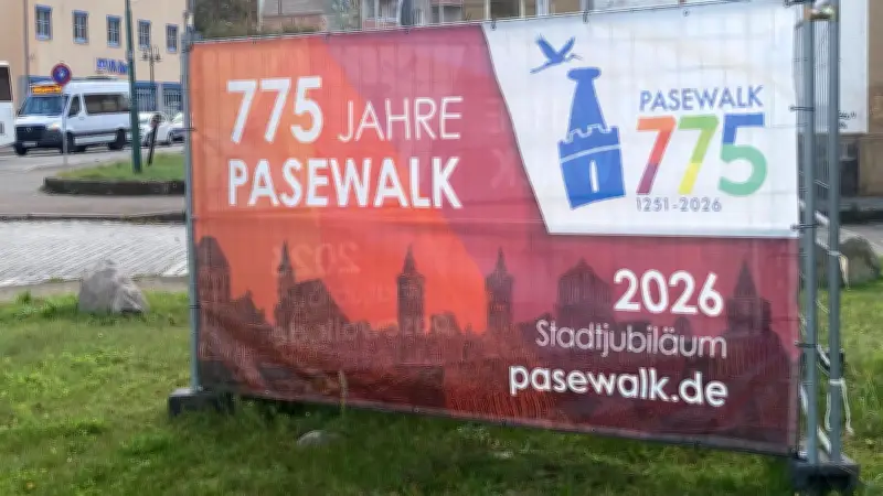 Pasewalk feiert 775 Jahre: Finanzplan für das große Jubiläumsfest steht fest