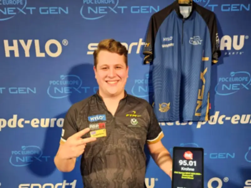 Paul Krohne dominiert PDC Next Gen: Deutscher Darts-Star feiert Doppelsieg