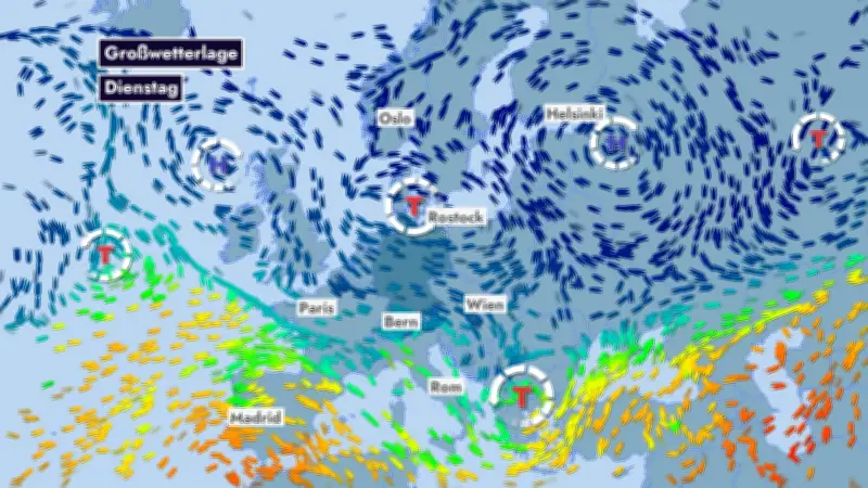 Polare Kaltluft bringt Schnee und Frost nach Mecklenburg-Vorpommern