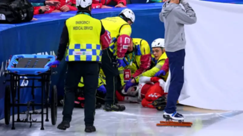Polnische Shorttrackerin Kamila Sellier nach Horror-Crash bei Olympia operiert