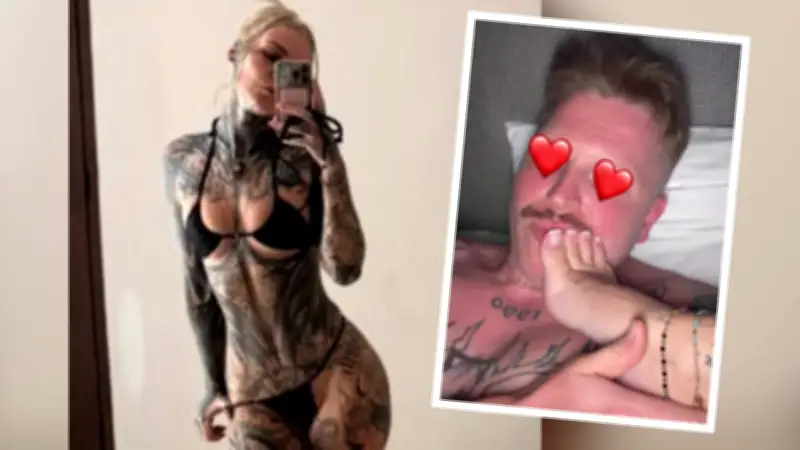 Rapper Finch im Thailand-Urlaub mit Tätowiererin: Füßeln nur der Anfang?