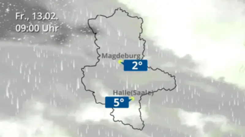 Regen und Wolkenfilm für Halle und Magdeburg: Wetterprognose für Sachsen-Anhalt