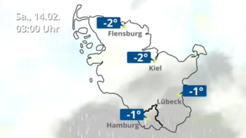 Regen- und Wolkenfilm für Norddeutschland: Wetterprognosen für Hamburg und Schleswig-Holstein