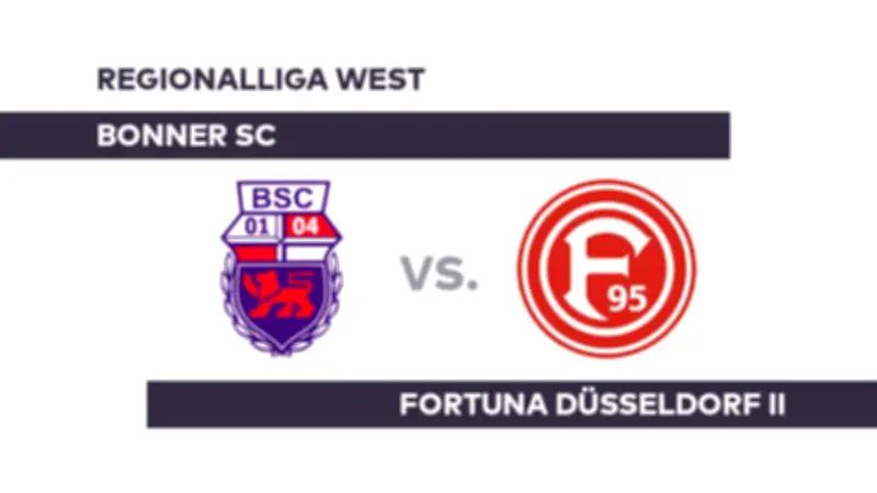 Regionalliga West: Bonner SC empfängt Fortuna Düsseldorf II in spannendem Duell