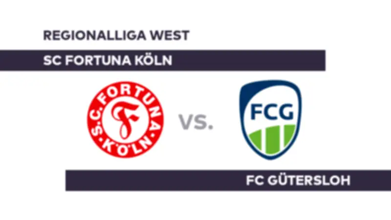 Regionalliga West: Fortuna Köln empfängt FC Gütersloh zum Spitzenspiel