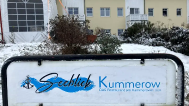 Restaurant 'Seeblick' in Kummerow kämpft nach Insolvenz um Fortbestand und sucht Investor