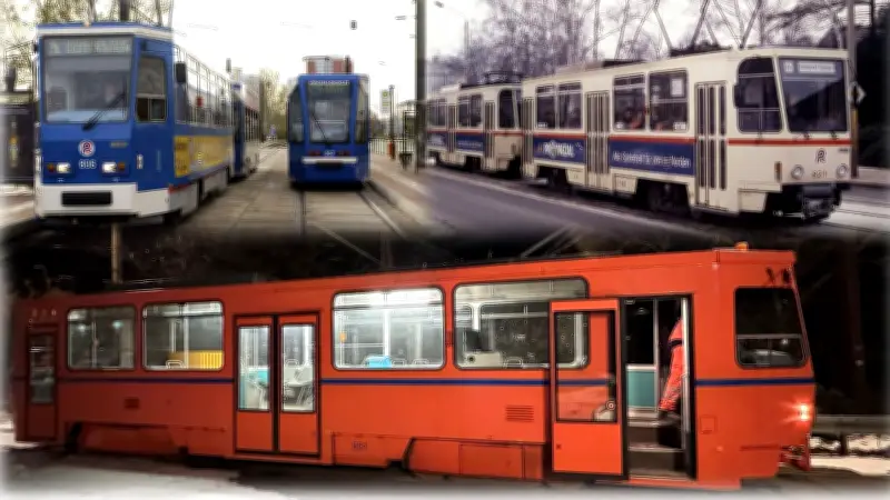 Rostocks historische Tatras: Von DDR-Importen zu orangenen Arbeitswagen