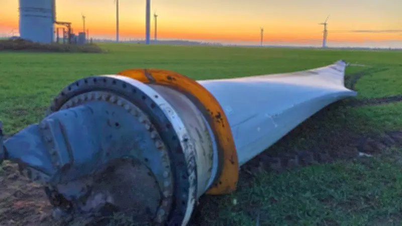 Rotorblatt-Absturz bei Coswig: Rätselhafter Vorfall wirft weiter Fragen auf