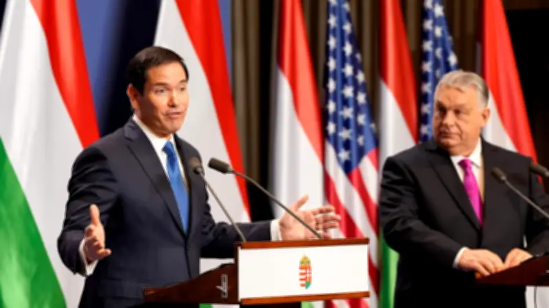 Rubios Budapest-Besuch: Orbáns Wahlkampf-Hoffnung auf Trump-Einfluss