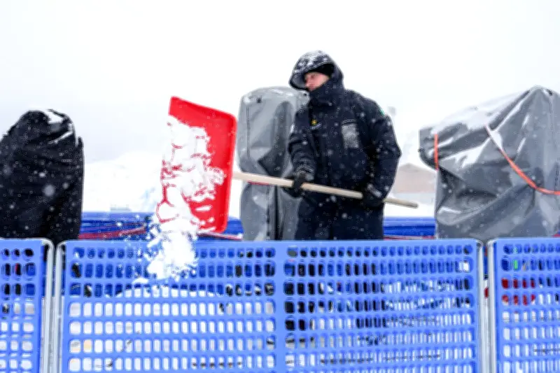 Schneefall bei Olympia in Italien: Wettbewerbe verschoben, Zeitplan im Chaos