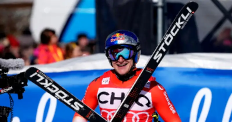 Schweizer Ski-Asse dominieren in Garmisch: Dreifacherfolg auf der Kandahar-Piste