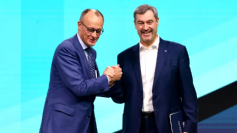 Söder attackiert bei CDU-Parteitag: Hass-Rapper und Hitler-Clowns im Visier