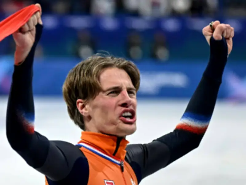 Shorttrack: Drittes Olympia-Gold für Niederländer Jens van ’t Wout in Mailand-Cortina