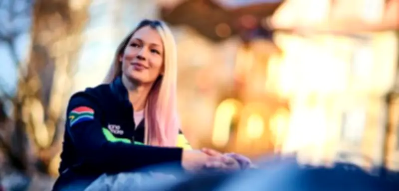 Skifahrerin Lara Markthaler: Ein Paradiesvogel auf Südafrikas Wintersport-Mission