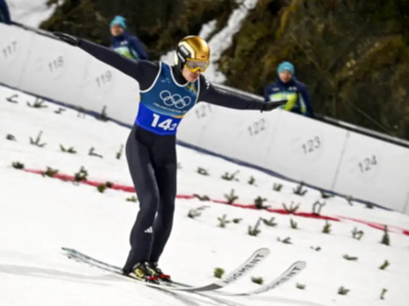 Skisprung-Drama bei Olympia: Deutsches Duo verpasst Medaille nach Wettkampfabbruch