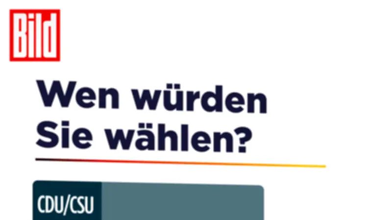 Sonntagsfrage enthüllt: Kopf-an-Kopf-Rennen um Platz 1 bei hypothetischer Wahl