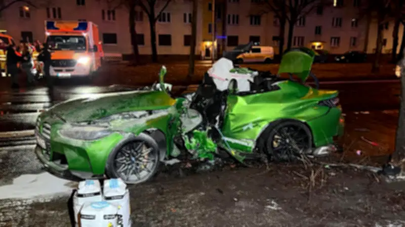 Tödlicher Unfall in Berlin-Mariendorf: BMW-Fahrer (35) rast gegen Baum und stirbt