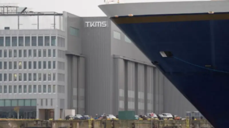 TKMS hebt Umsatzprognose an: Marineschiffbauer erwartet stärkeres Wachstum