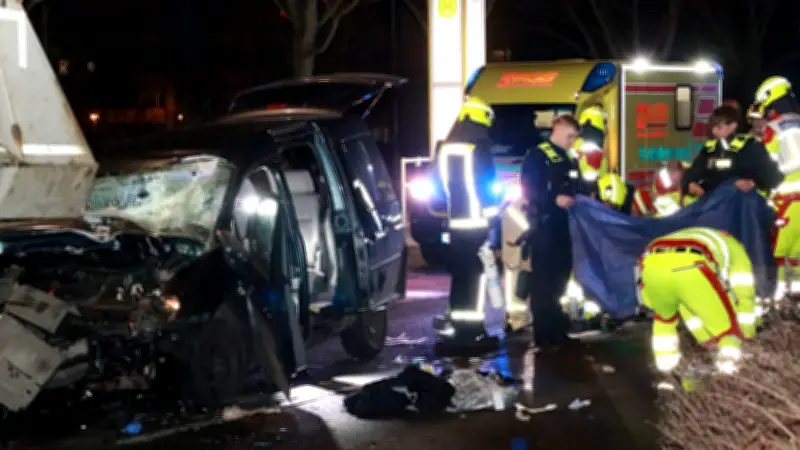 Tragischer Unfall in Berlin: Mutter stirbt nach Frontalzusammenstoß mit Laster