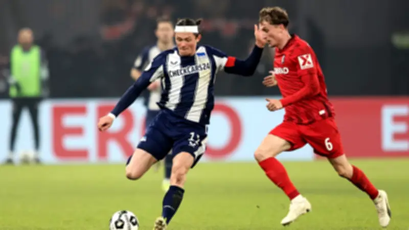 Traumtor von Reese: Hertha BSC gleicht gegen SC Freiburg im DFB-Pokal-Viertelfinale aus