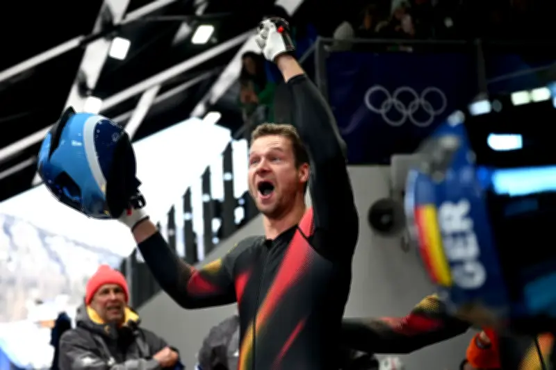 Turnkunst statt Transportarbeit: Lochner gewinnt Wette mit Rückwärtssalto nach Olympia-Gold