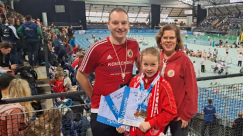 Uckermark-Athletin Merle Gollnow triumphiert mit drei Goldmedaillen bei Leipziger Hallenturnier