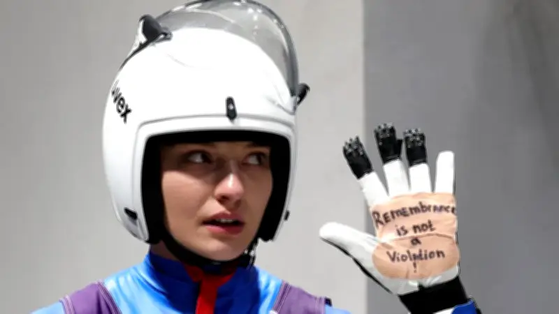 Ukrainische Athleten protestieren gegen IOC-Helmverbot: Erinnerung an getötete Sportler