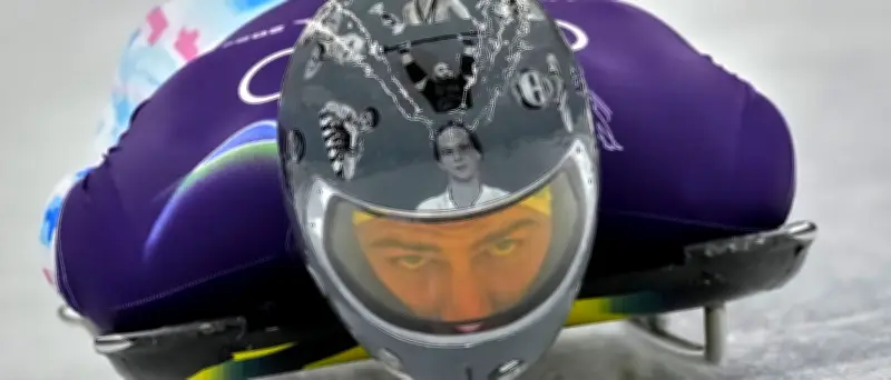 Ukrainischer Skeleton-Pilot will mit politischer Helm-Botschaft starten