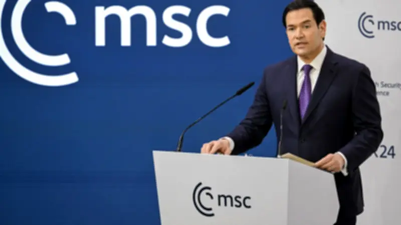 US-Außenminister Rubio fordert bei Münchner Sicherheitskonferenz Rückbesinnung auf westliche Werte