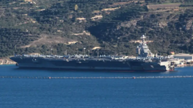 US-Flotte im Mittelmeer: Flugzeugträger USS Gerald R. Ford vor Kreta stationiert
