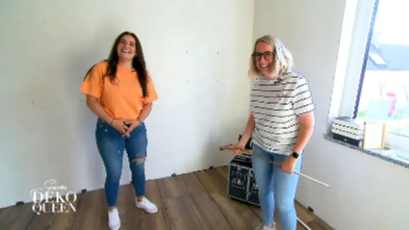 Vanessa startet als zweite Kandidatin bei 'Guidos Deko Queen' mit transparenten Trends